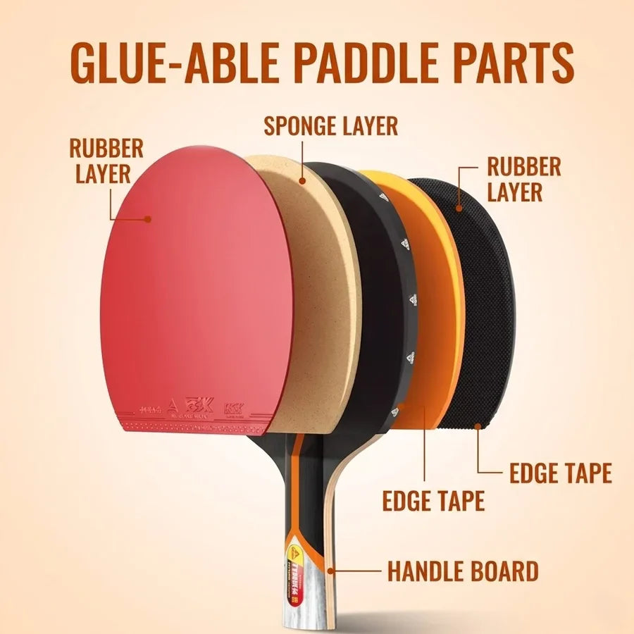 MIRAVEXL 50ml Table Tennis Rubber Adhesive + Sponge Applicator