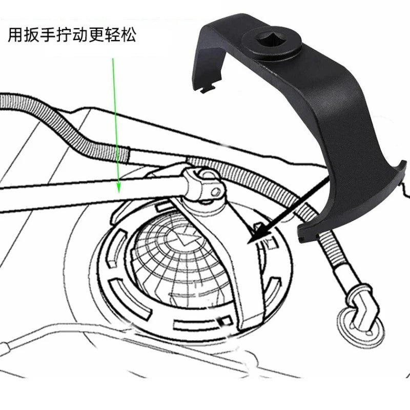 6599 Fuel Tank Lock Ring Tool Fuel Pump & Sensor Removal Installer for Ford GM Dodge Chrysler BMW Mercedes Peaceful Pleasures Health and Wellness