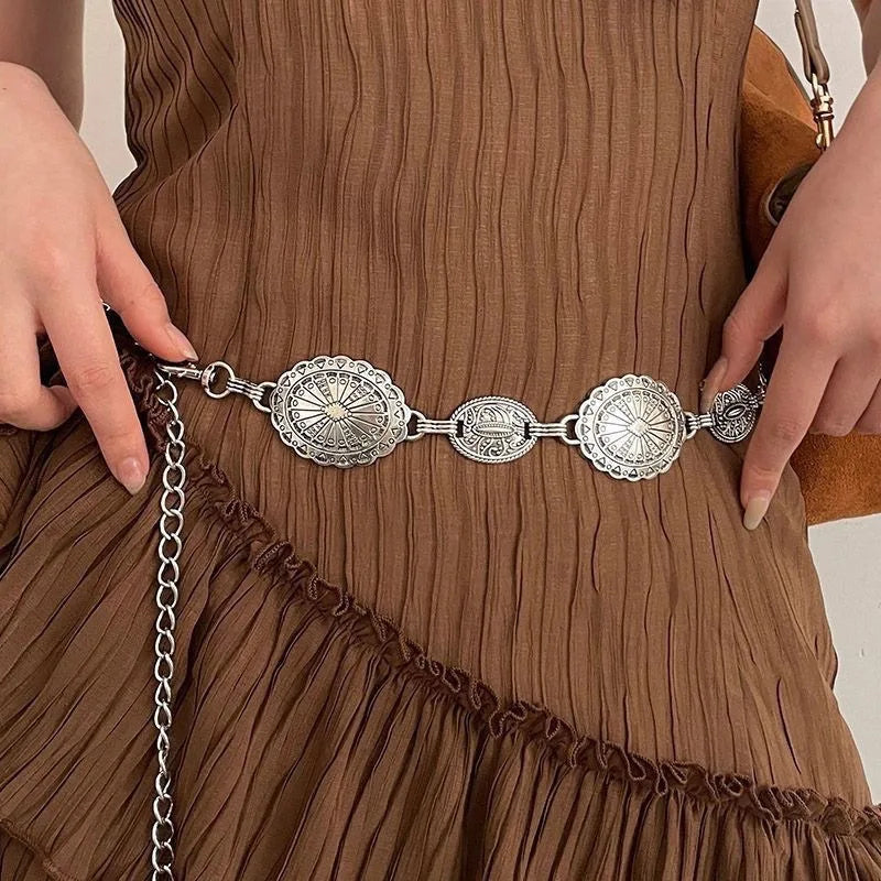 Retro Butterfly Metal Waist Chain Belt for Women | Summer Fashion