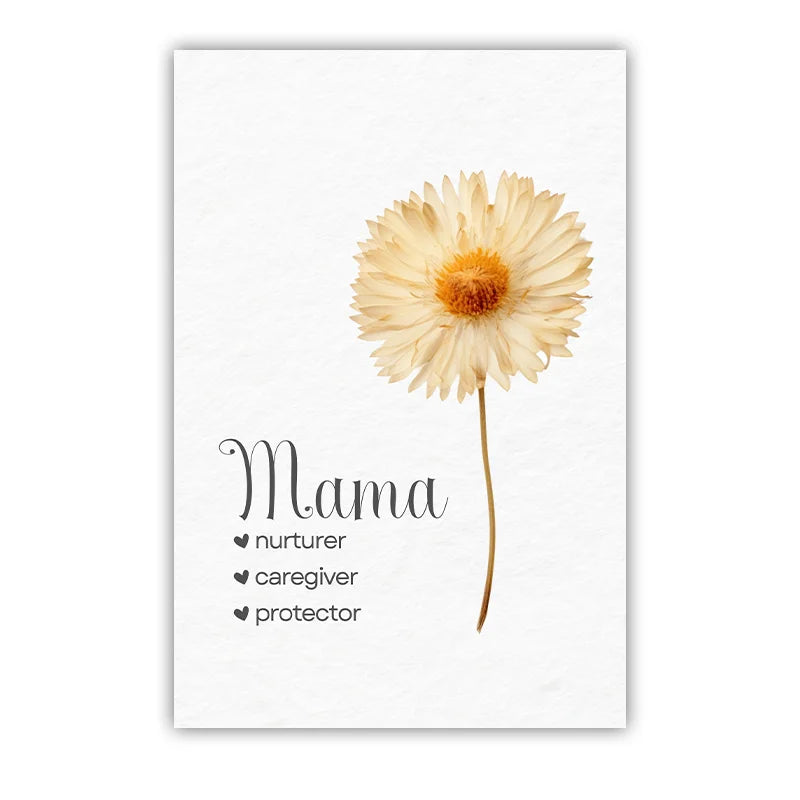 Nordic Yellow Flower Butterfly Canvas Wall Art | Modern Print Canvas Wall Art Peaceful Pleasures Health and Wellness 06 50x70cm NoFrame China Mainland