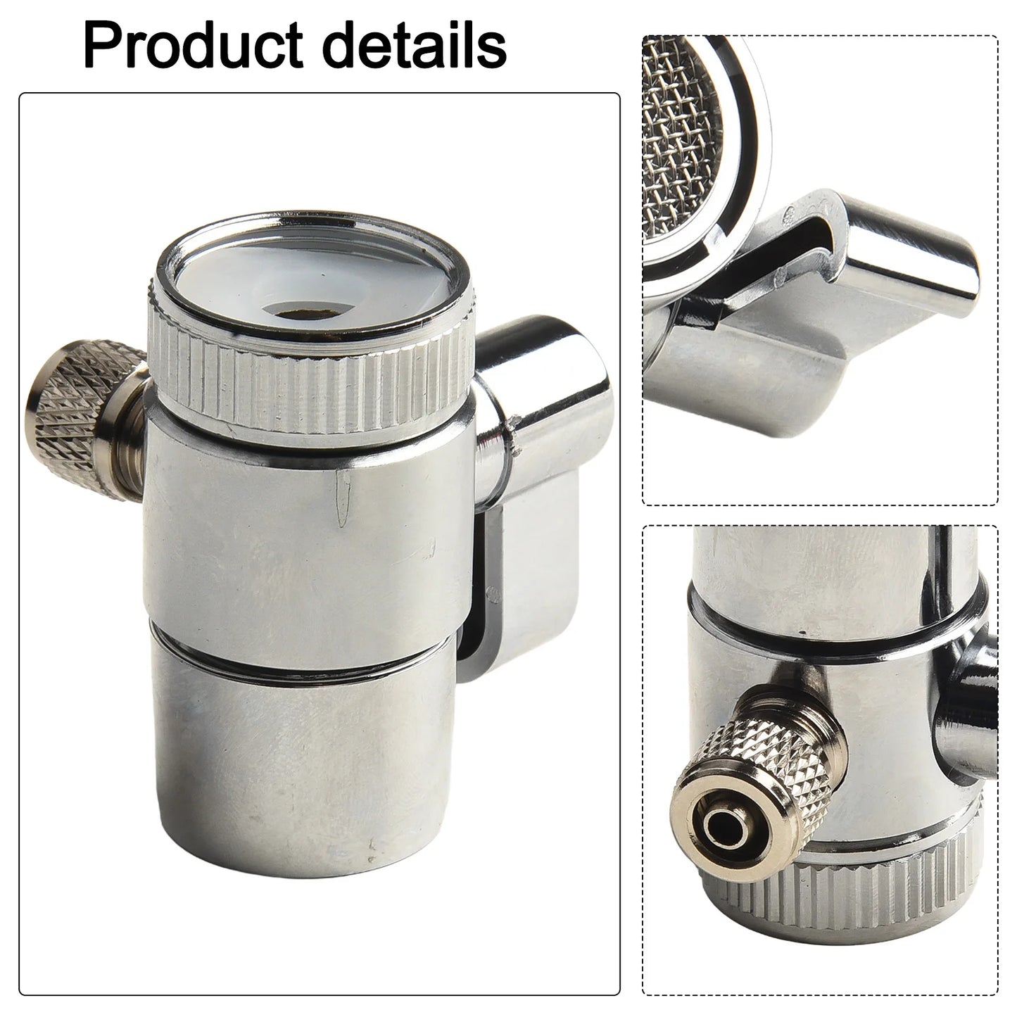 Faucet Diverter Valve M22 Silver Above Counter Water Filter 1 4 RO