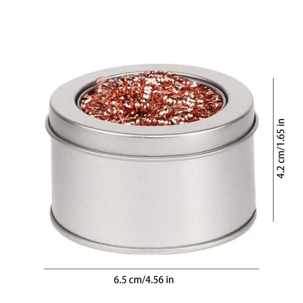 Brass Wire Soldering Tip Cleaner Ball | No-Water Mesh Cleaner