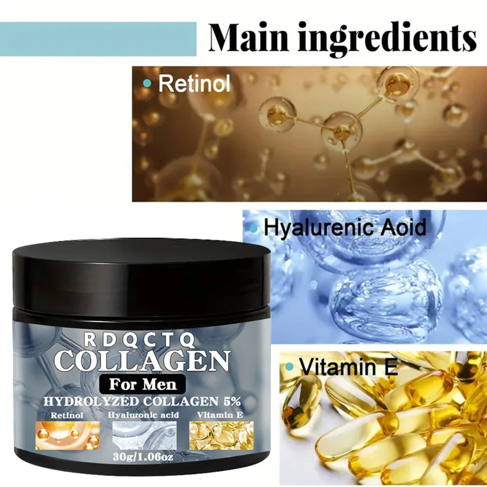 Men's Retinol & Collagen Firming Face Cream – 60g Moisturizer