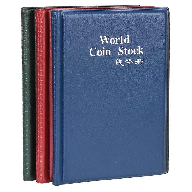 120-Pocket Coin Collection Album Book | Coins & Tokens Organizer