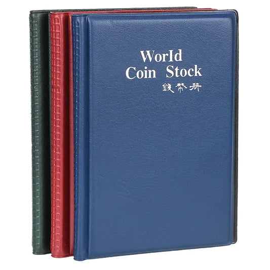 120-Pocket Coin Collection Album Book | Coins & Tokens Organizer Coin Collection Album Oasis Select