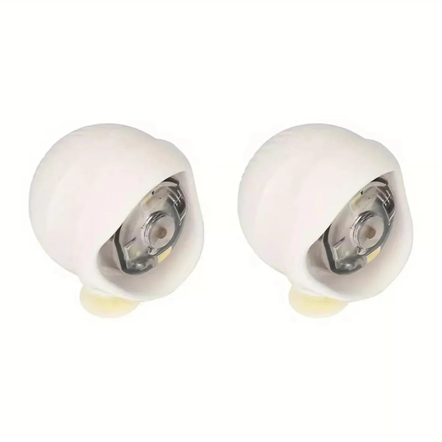 LED Clog Shoe Lights – 2pc USB Rechargeable Waterproof Headlights