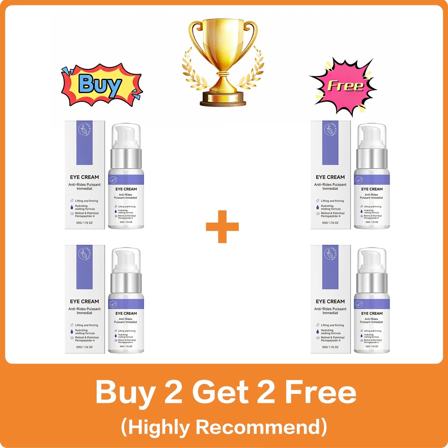 Retinol Eye Cream – Firming, Hydrating & Dark Circle Minimizer