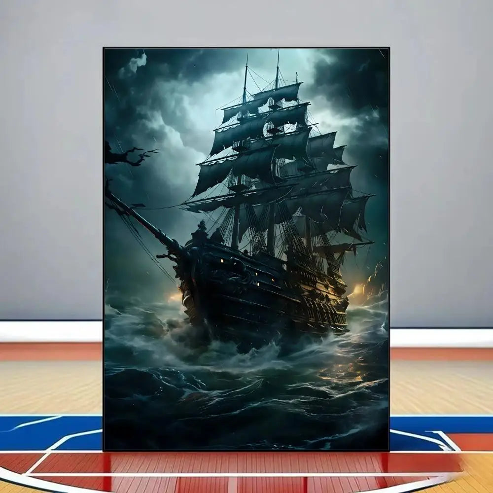 Pirates of the Caribbean Black Pearl Canvas Poster | Wall Art