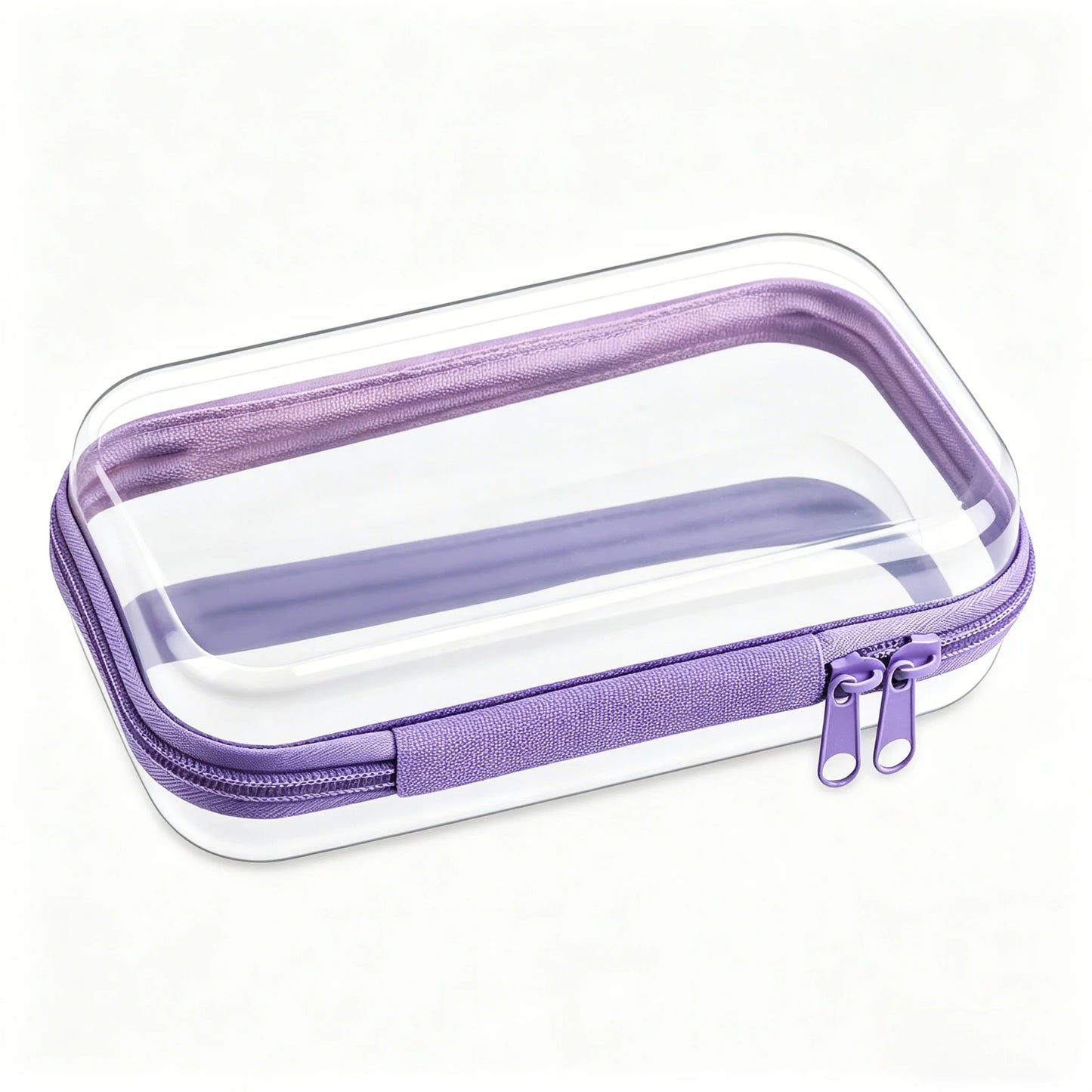 Clear Hard Shell Zipper Pouches – Waterproof Travel Organizer