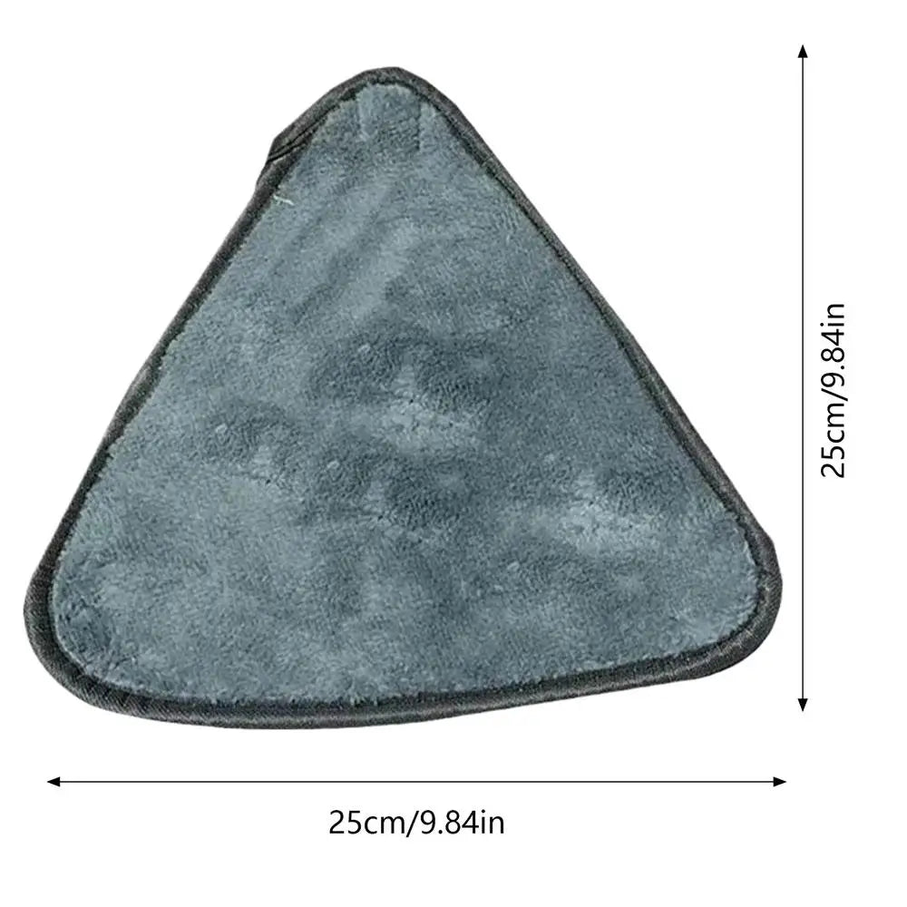 10-Pack Triangle Mop Replacement Pads | Washable Microfiber