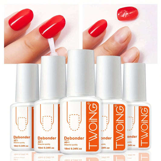 TWOING 10ml Nail Glue Remover Liquid, Fast Dissolving Formula for Press-On Nails, False Nail Tips & Nail Adhesive Remover Peaceful Pleasures Health and Wellness
