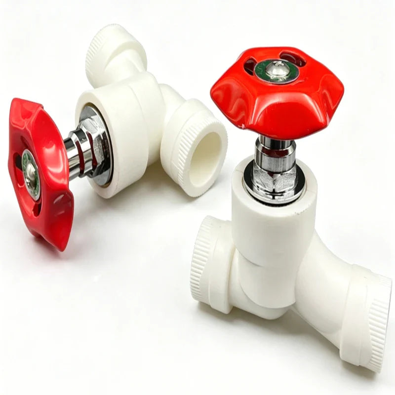 PPR S-Type Globe Valve | High Flow Hot Melt Gate Valve