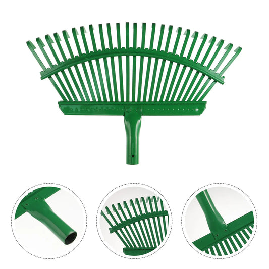 Heavy Duty Carbon Steel Garden Rake for Leaves Lawn Leveling Turf Cleaning Pine Needles Small Debris Grass Clippings Yard Tool Peaceful Pleasures Health and Wellness Default Title