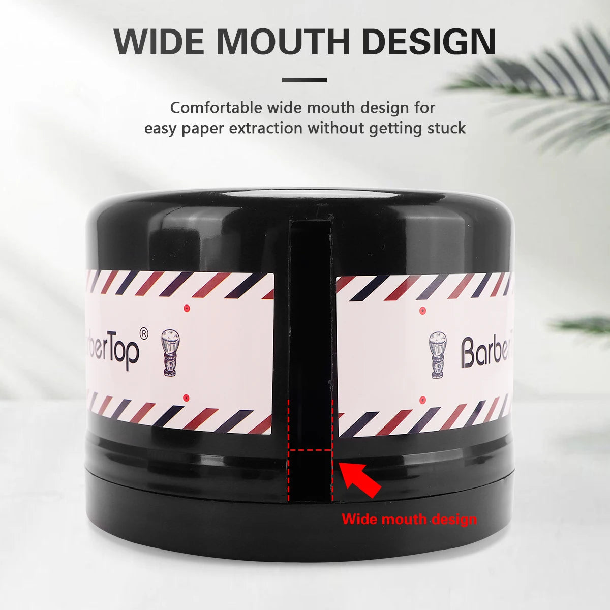 Barber Neck Strip Paper Dispenser Box,Pressure Resistant Plastic Disposable Neck Scarf Tissue Storage Case Salon Hairdressing Peaceful Pleasures Health and Wellness