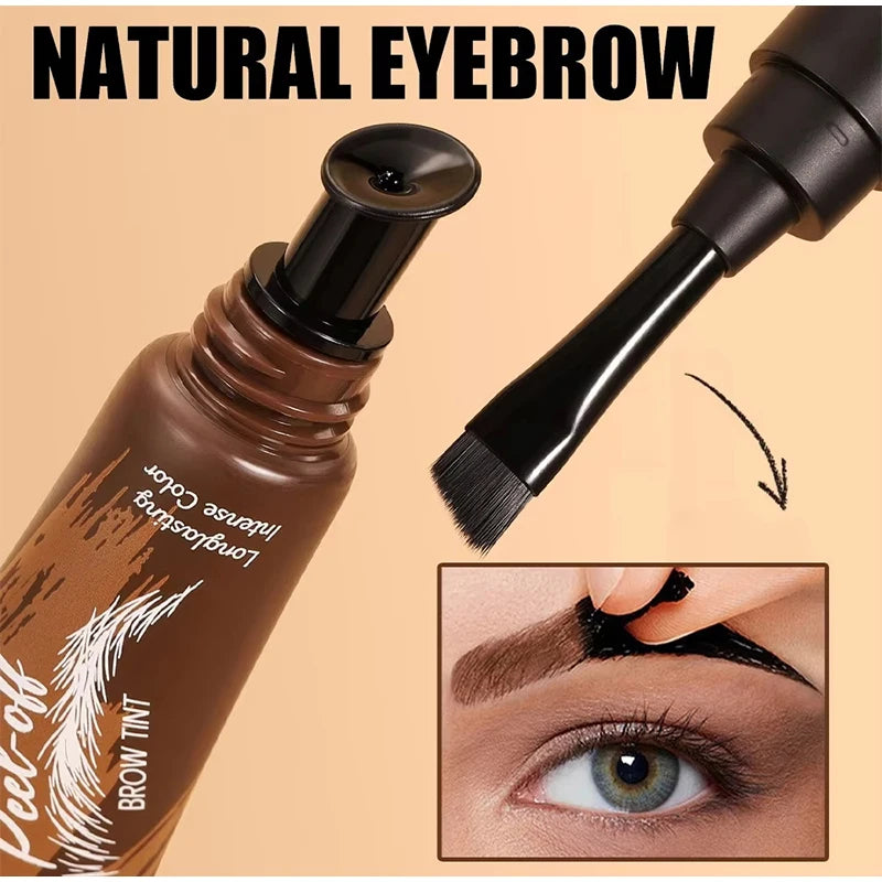 Eyebrow Dye 5-color Peel-off Waterproof Long-lasting Dye Natural And Easy To Color Beginner-friendly Quick-drying Eyebrow Dye Peaceful Pleasures Health and Wellness