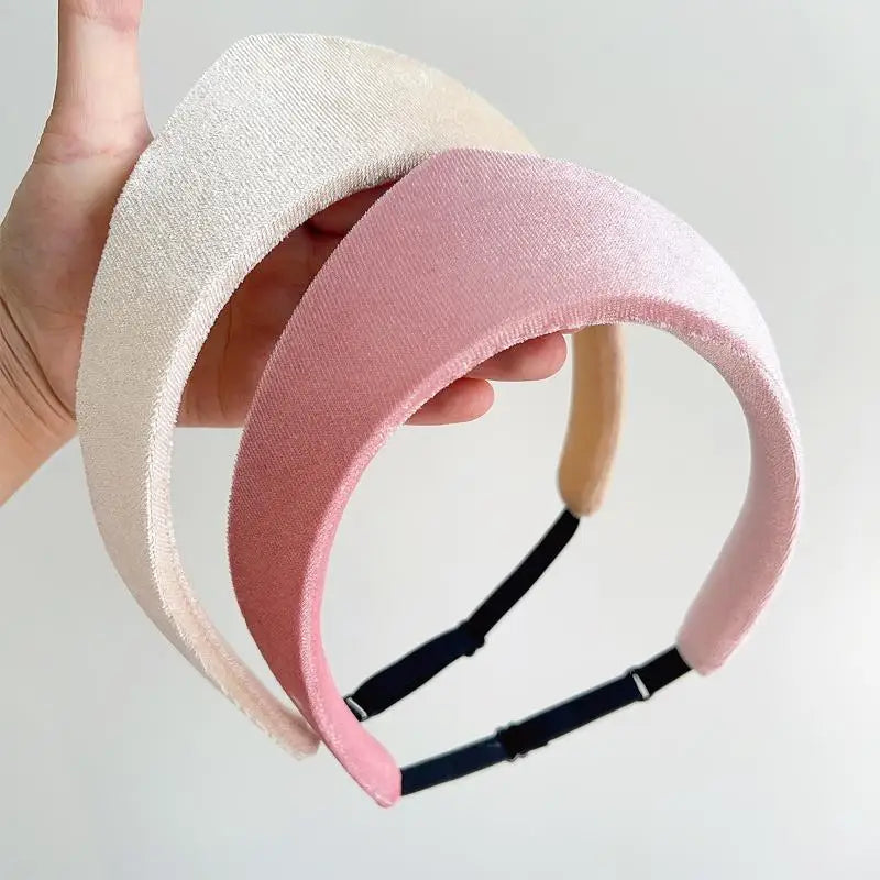 Crown Velvet Headband – Retro Hair Accessory for Women & Girls