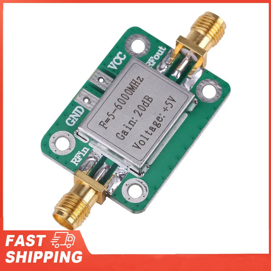 5-6000MHz Power Amplifier Gain 20dB Broadband RF VHF UHF Module Peaceful Pleasures Health and Wellness