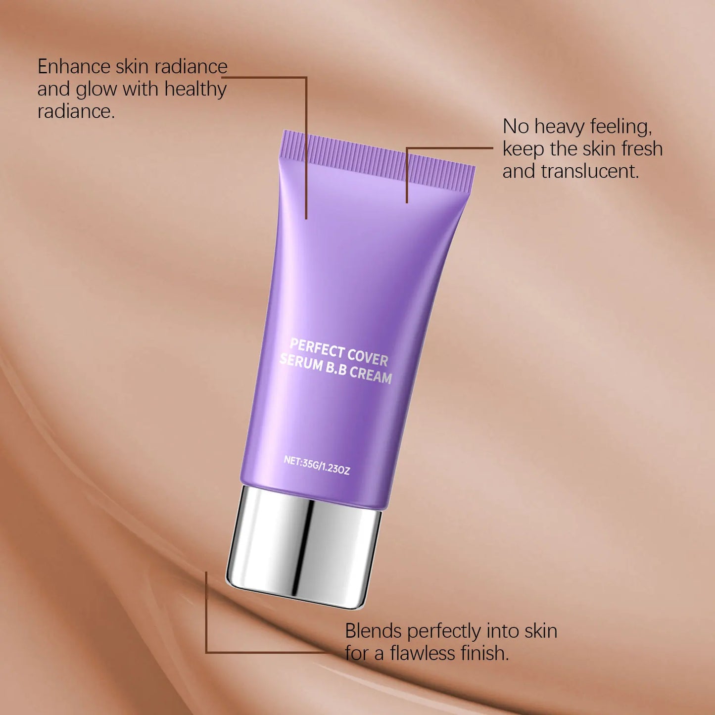Perfect Cover BB Cream – Hyaluronic Acid Concealer & SPF