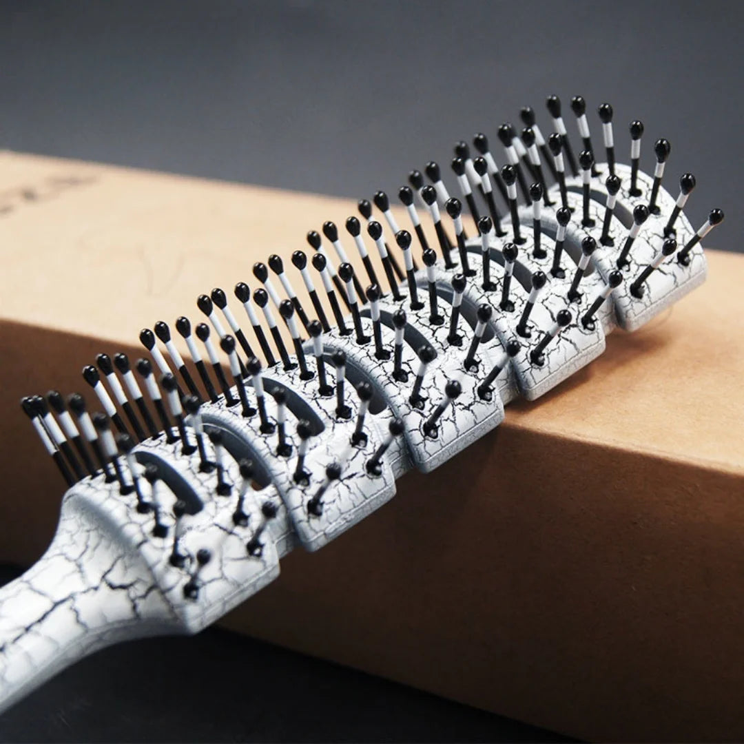 Barber Comb Fish Bone Shape Hair Brush - Hairdressing Dyeing Comb Styling Tool Professional Salon Supplies Peaceful Pleasures Health and Wellness