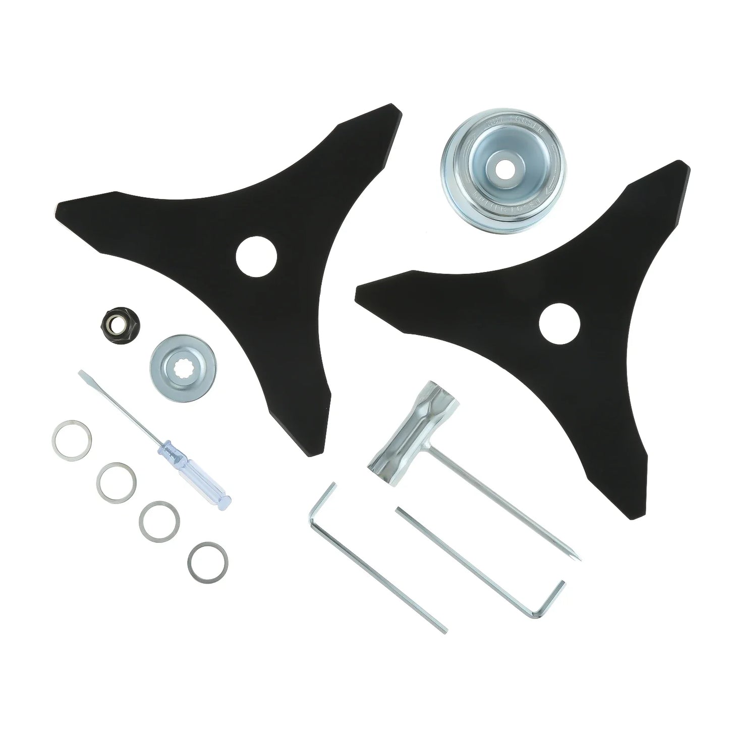 3-Tooth Brush Cutter Blade Kit – Carbon Steel Trimmer Disc