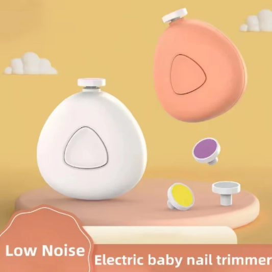 Electric Nail Polisher Baby Automatic Nail Clipper Multifunctional Portable Nail File Children's Nail Clipper Set Baby Care Peaceful Pleasures Health and Wellness