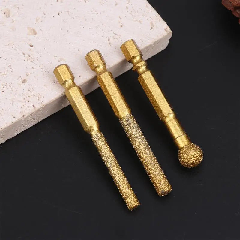 3/7pcs Diamond Grinding Head Tile Rotary File Polishing Head For Iron, Stainless Steel, Ceramic, Tile Peaceful Pleasures Health and Wellness