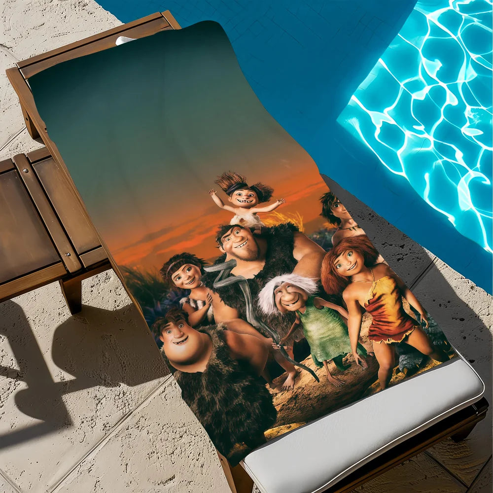 The Croods 2 Quick-Dry Beach Towel | Soft Pool & Travel Towel