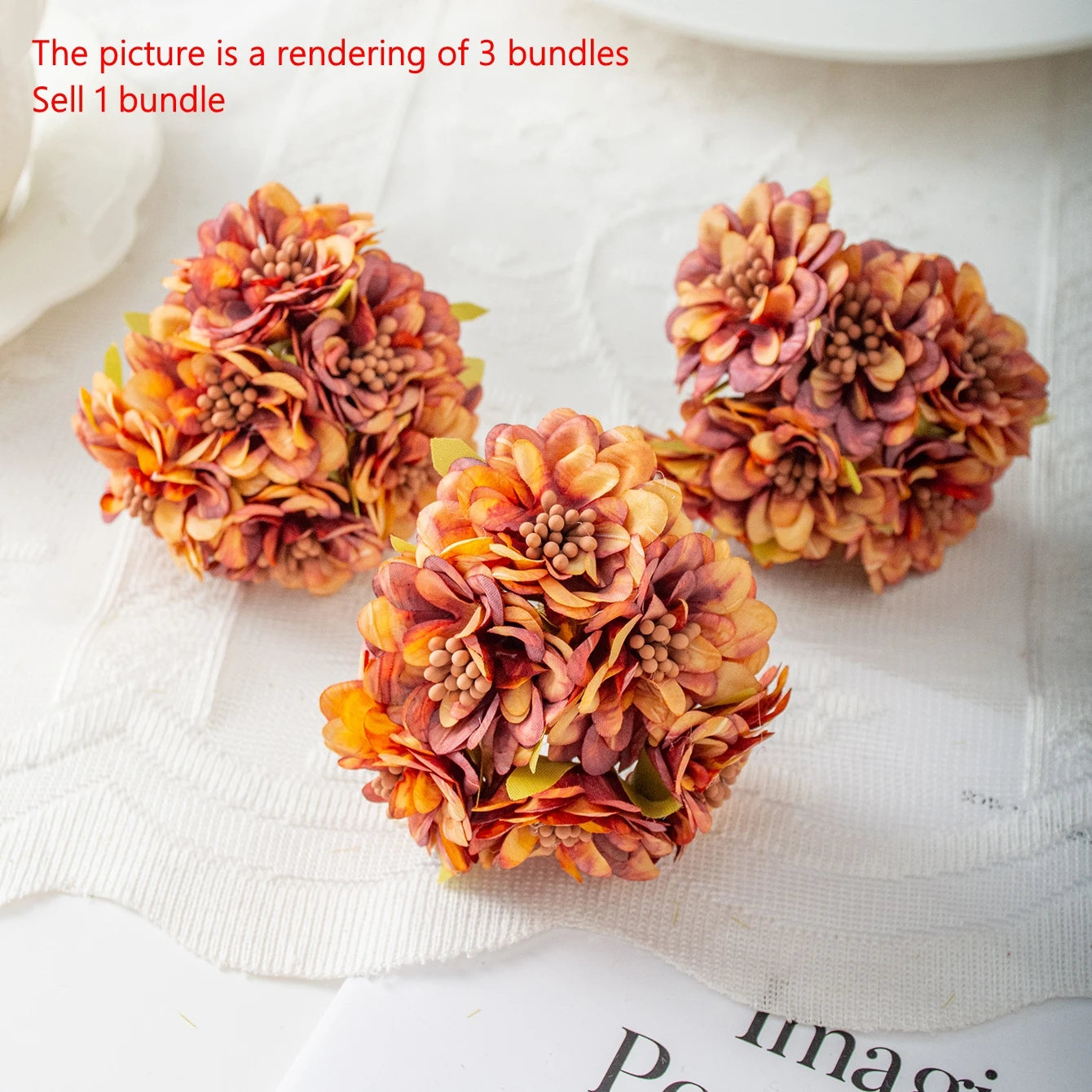 Artificial Silk Mini Rose Bouquets | Wedding & Home Décor