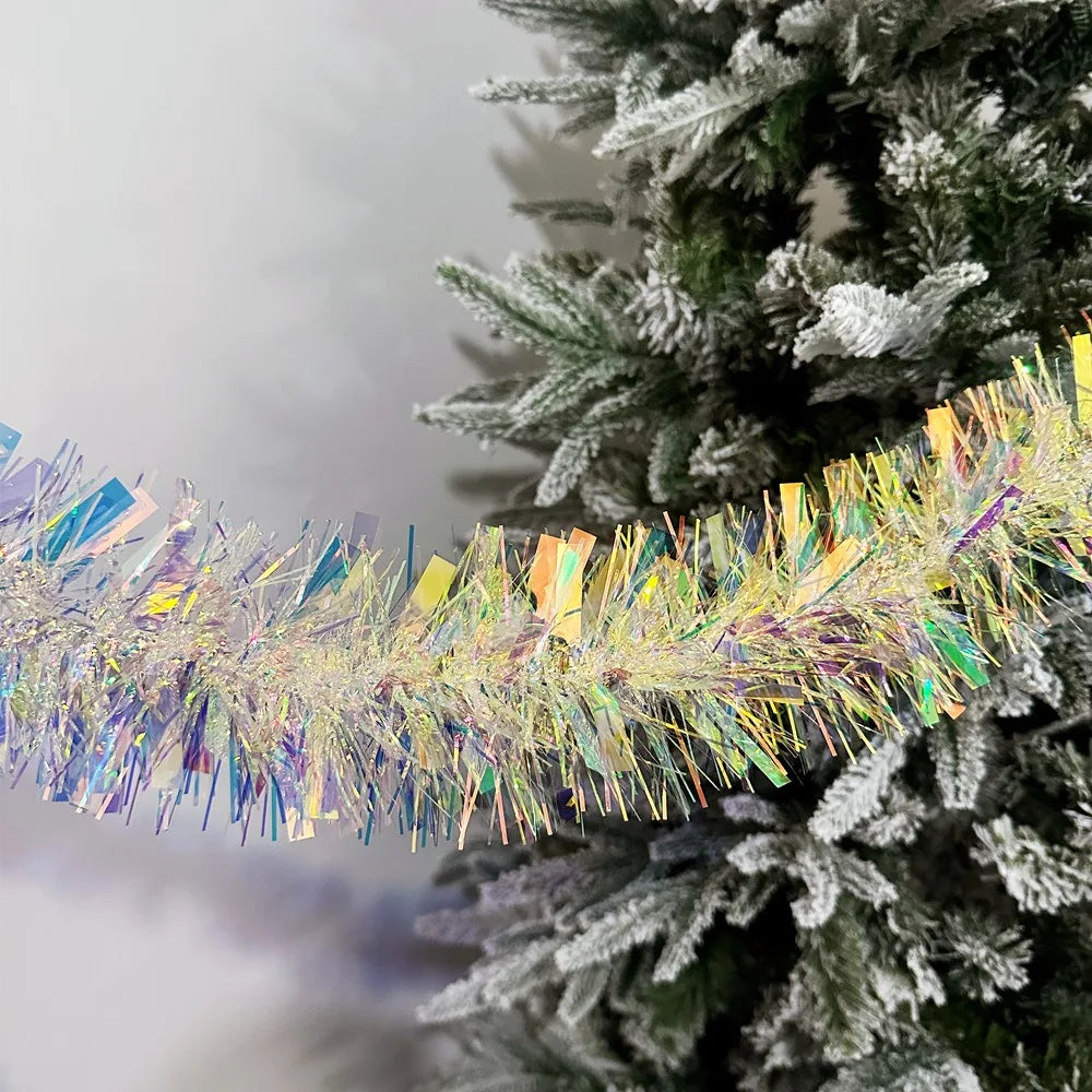 2M Colorful Tinsel Garland Strip – Christmas & Party Décor