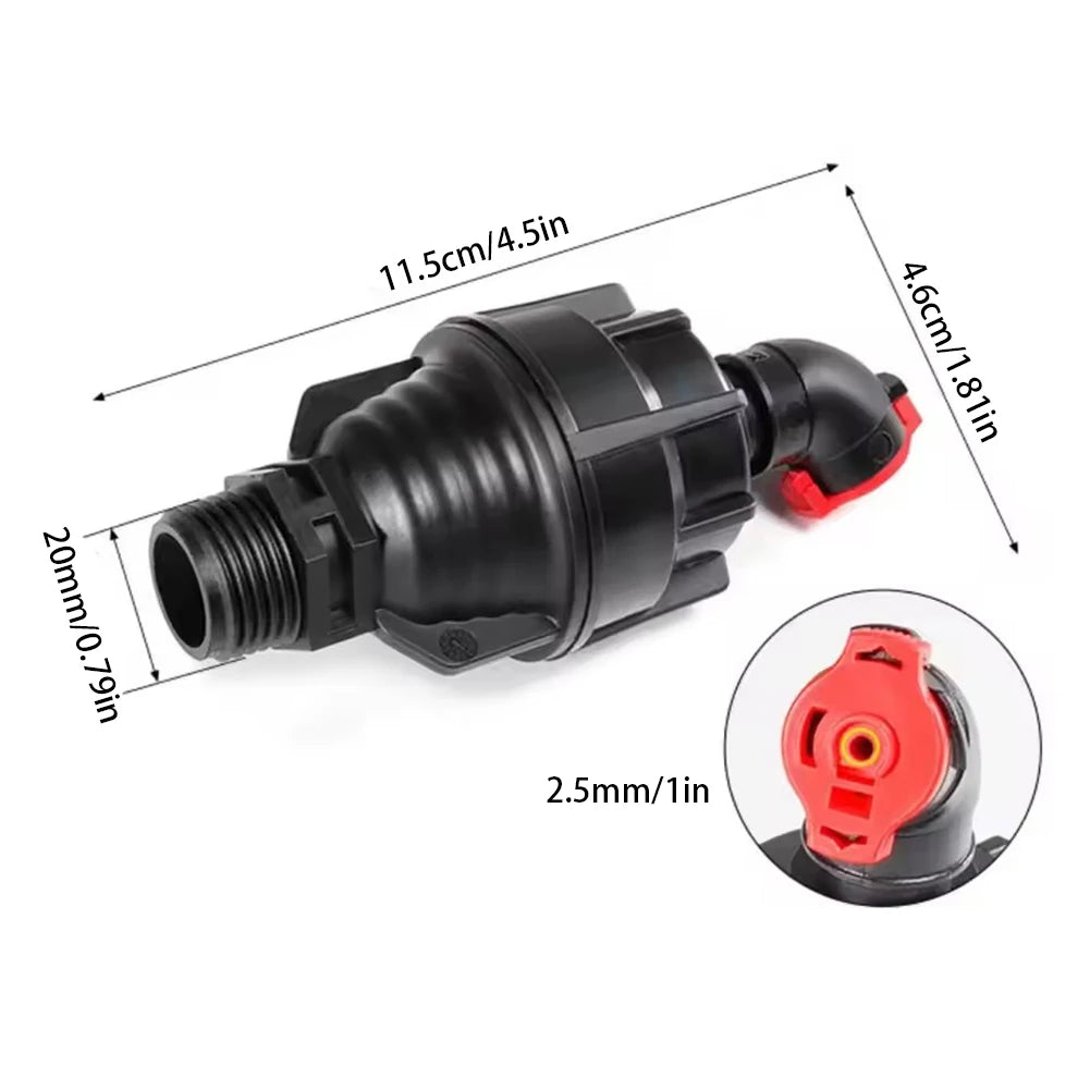 Lawn Water Sprinkler,Efficient 360 Rotating Sprinkler,Adjustable Spray Distance/Angle Rotating Nozzle,For Farm/Vegetable Garden Peaceful Pleasures Health and Wellness