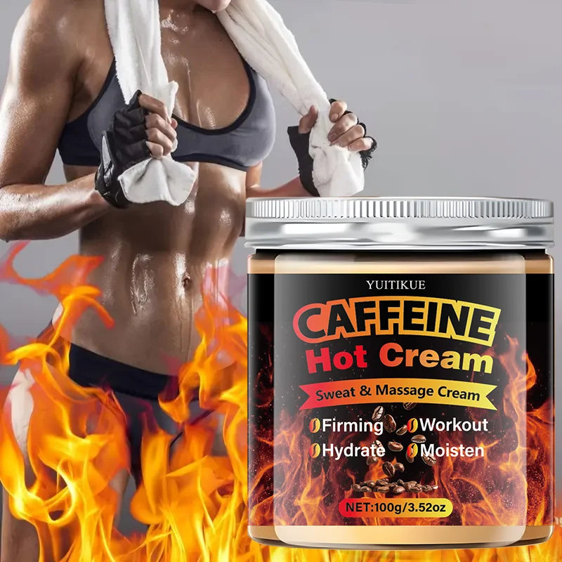 YUITIKUE Caffeine Hot Cream 100g | Thermogenic Body Sculpting