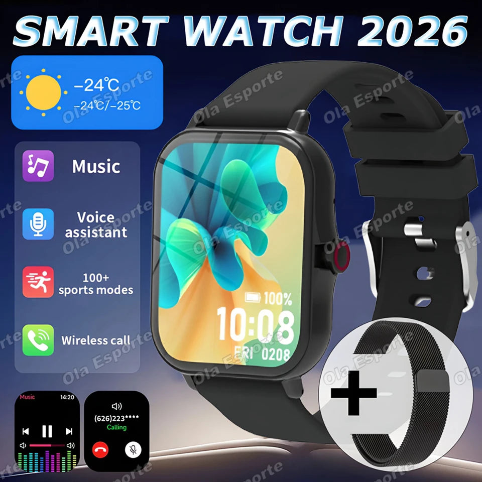 Ola Esporte Smart Watch | Bluetooth Call & Fitness Tracker