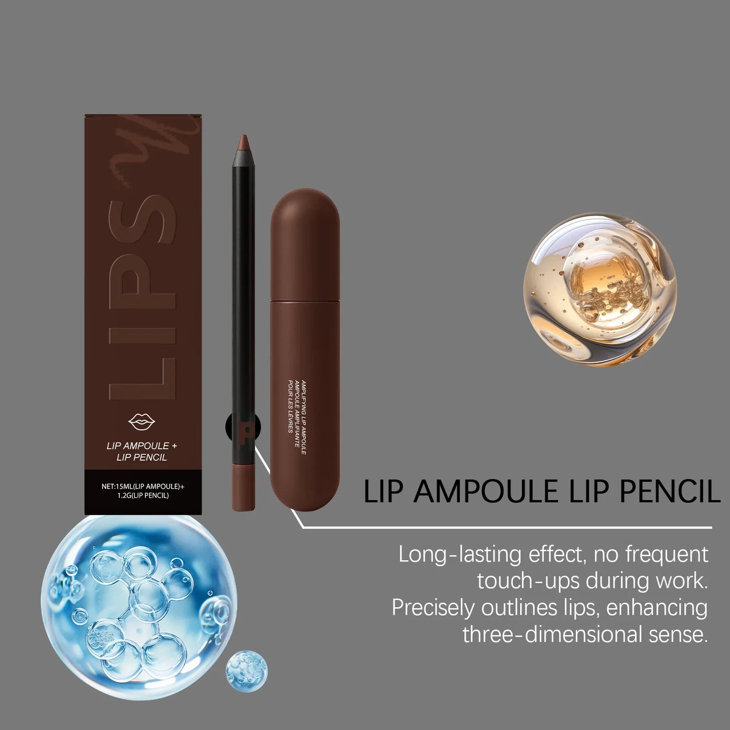 Nicotinamide Lip Serum & Lipliner Kit – Plump & Moisturize