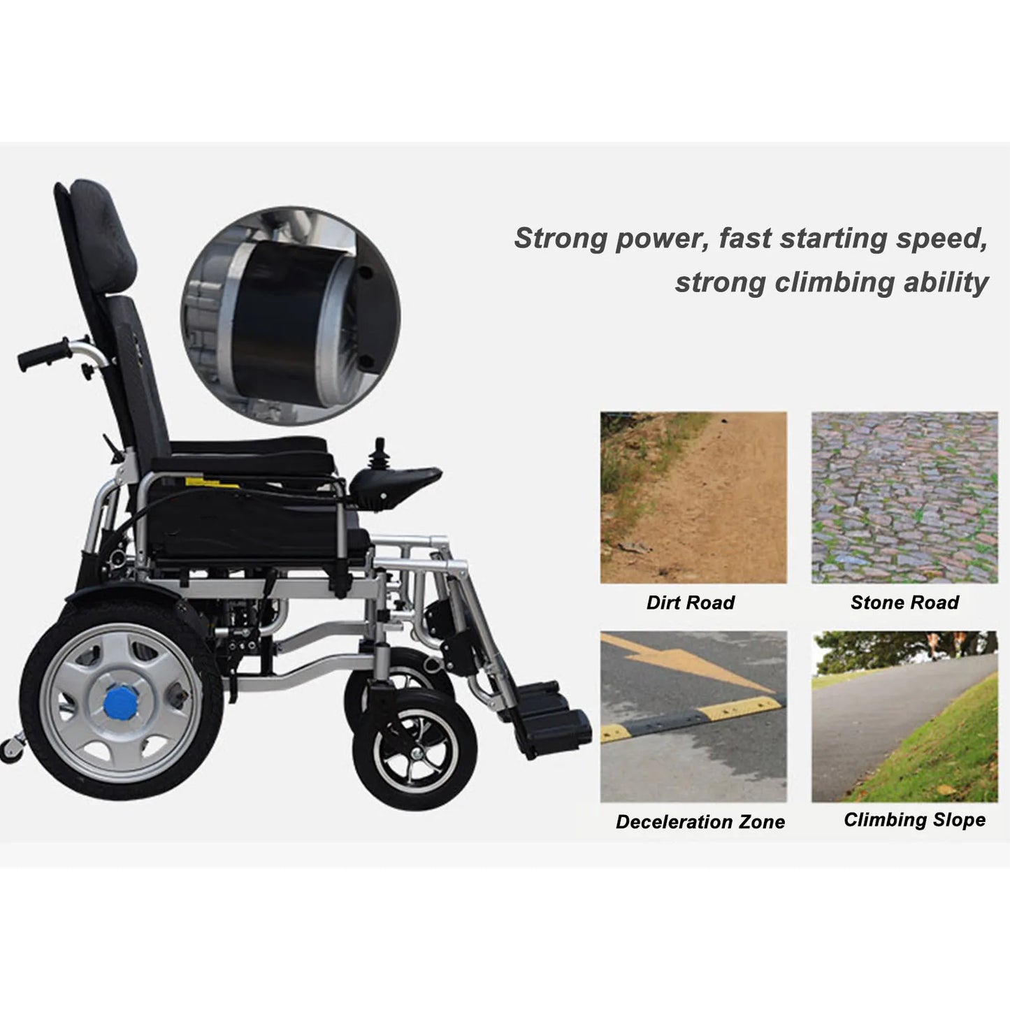 Electric Wheelchair Joystick Controller Wide Compatibility 50A DC 24V