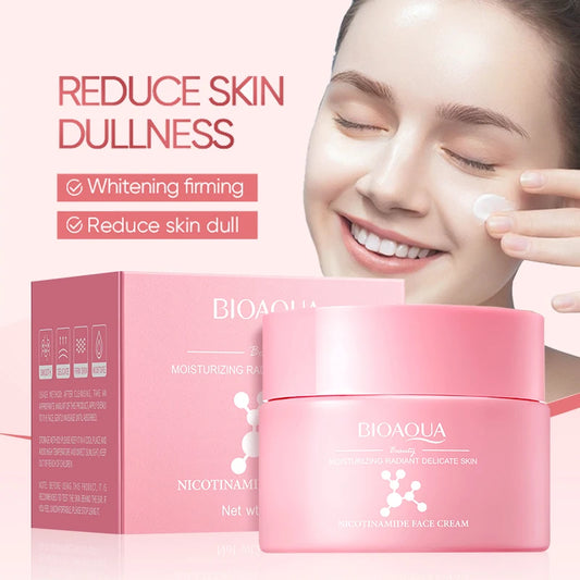 BIOAQUA Nicotinamide Face Cream – Snail Collagen Anti-Aging Whitening Face Cream Peaceful Pleasures Health and Wellness