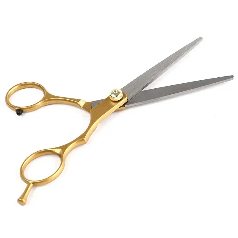 Stainless Steel Scissors for Hair Thinning and Cutting Clipper 6 Inches Hairdressing Products Haircut Trim Hairs Cutting Barber Peaceful Pleasures Health and Wellness gold1