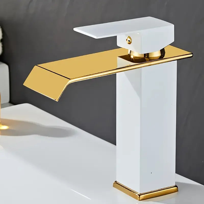 Waterfall Bathroom Faucet | 304 Stainless Steel Chrome Finish