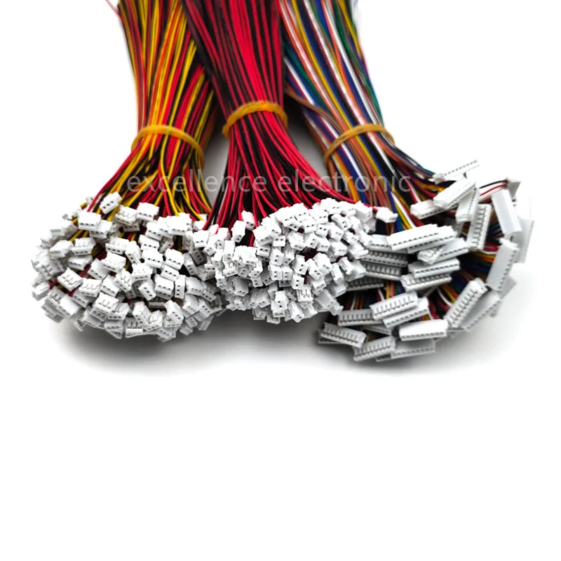 100Pcs ZH 1.5mm Electronic Wire 150mm Length 2/3/4/5/6/7/8/9/10/12 Pin Plug Wire Cable Peaceful Pleasures Health and Wellness