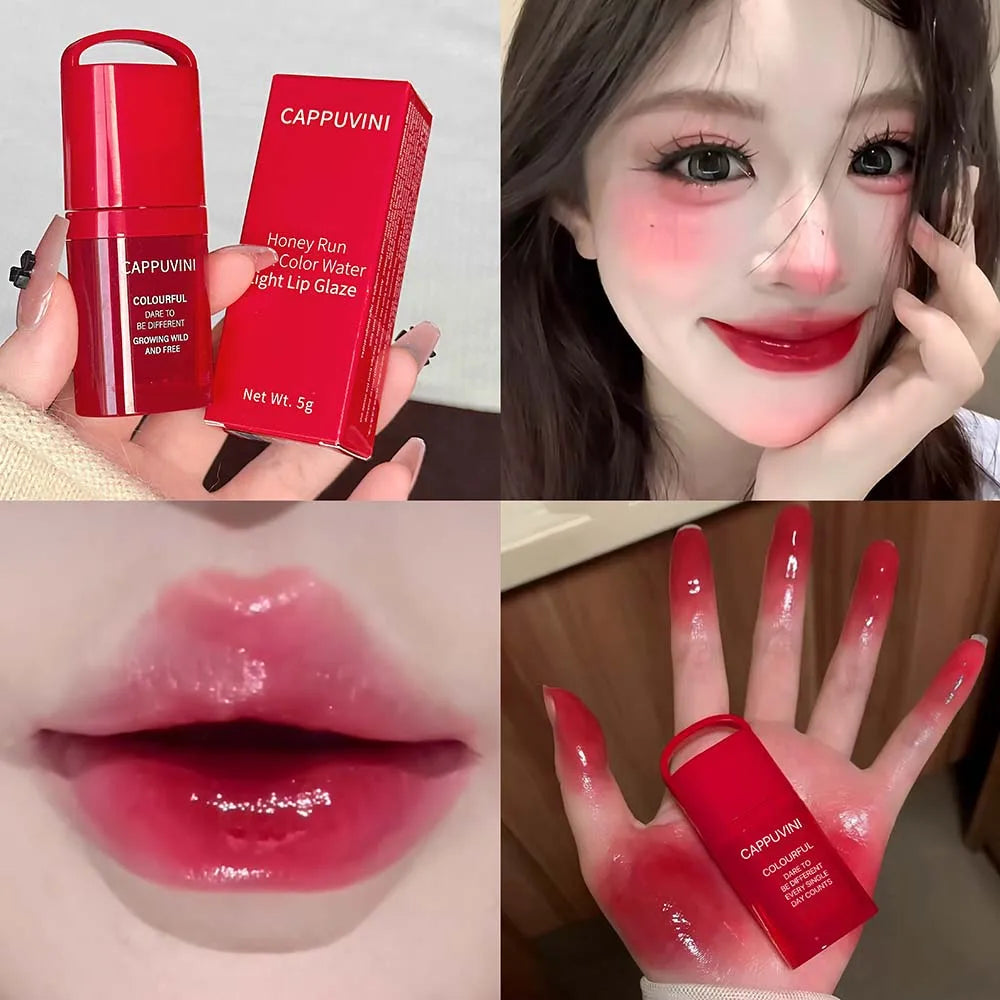 Cappuvini Jelly Mirror Lip Gloss – Hydrating K-Beauty Lip Tint