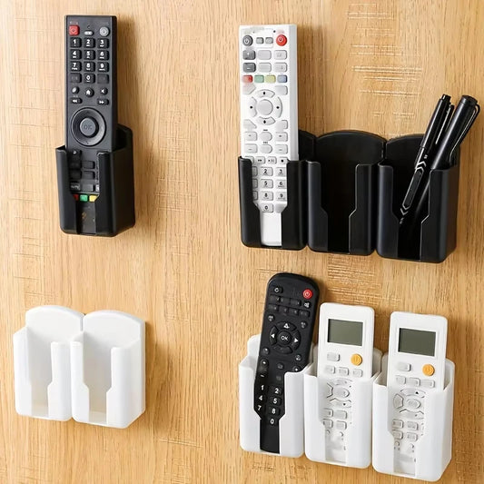 Durable Plastic Wall-mounted Remote Control Holder Space-saving Peaceful Pleasures Health and Wellness