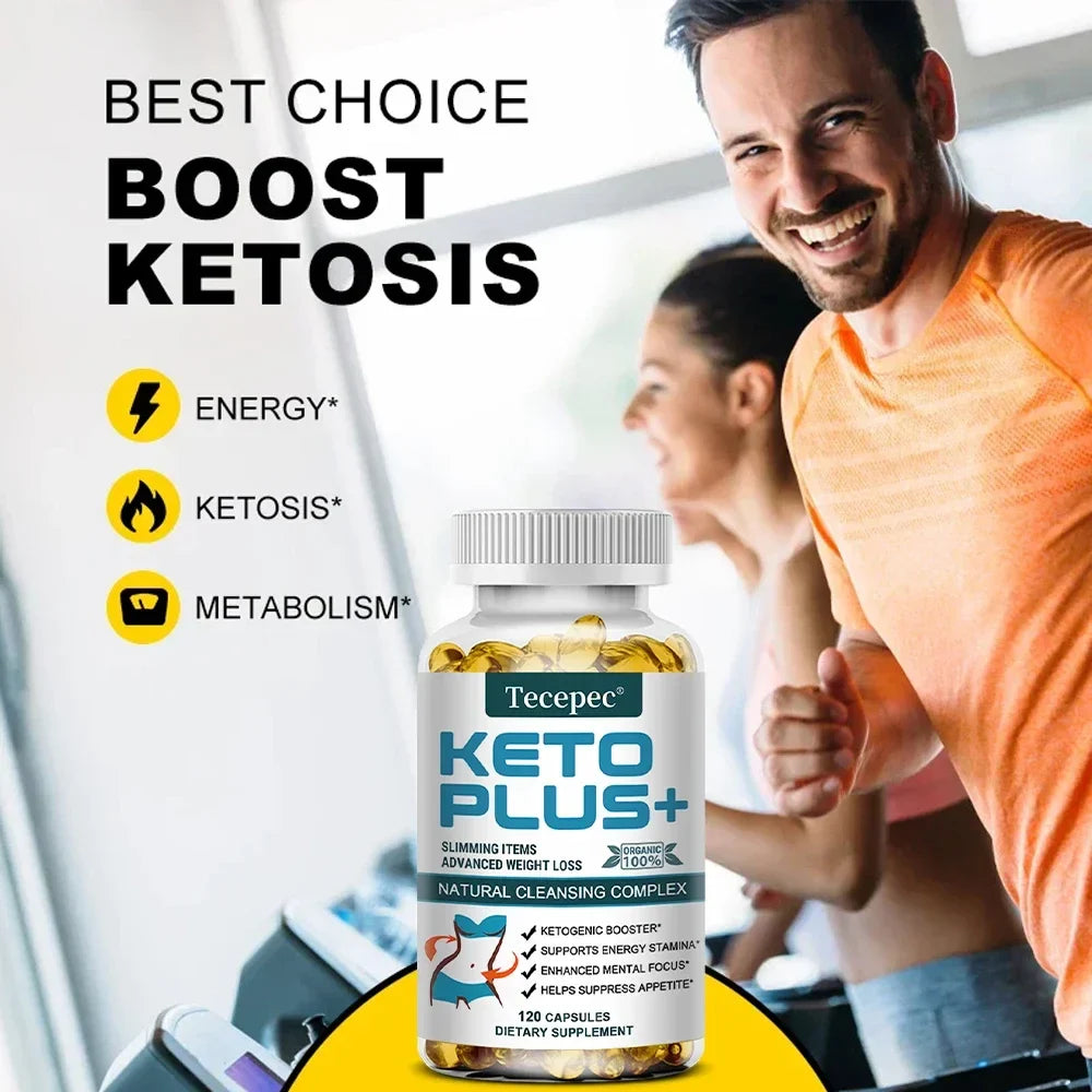Keto Plus+ Capsules | MCT, Apple Cider Vinegar & Green Tea