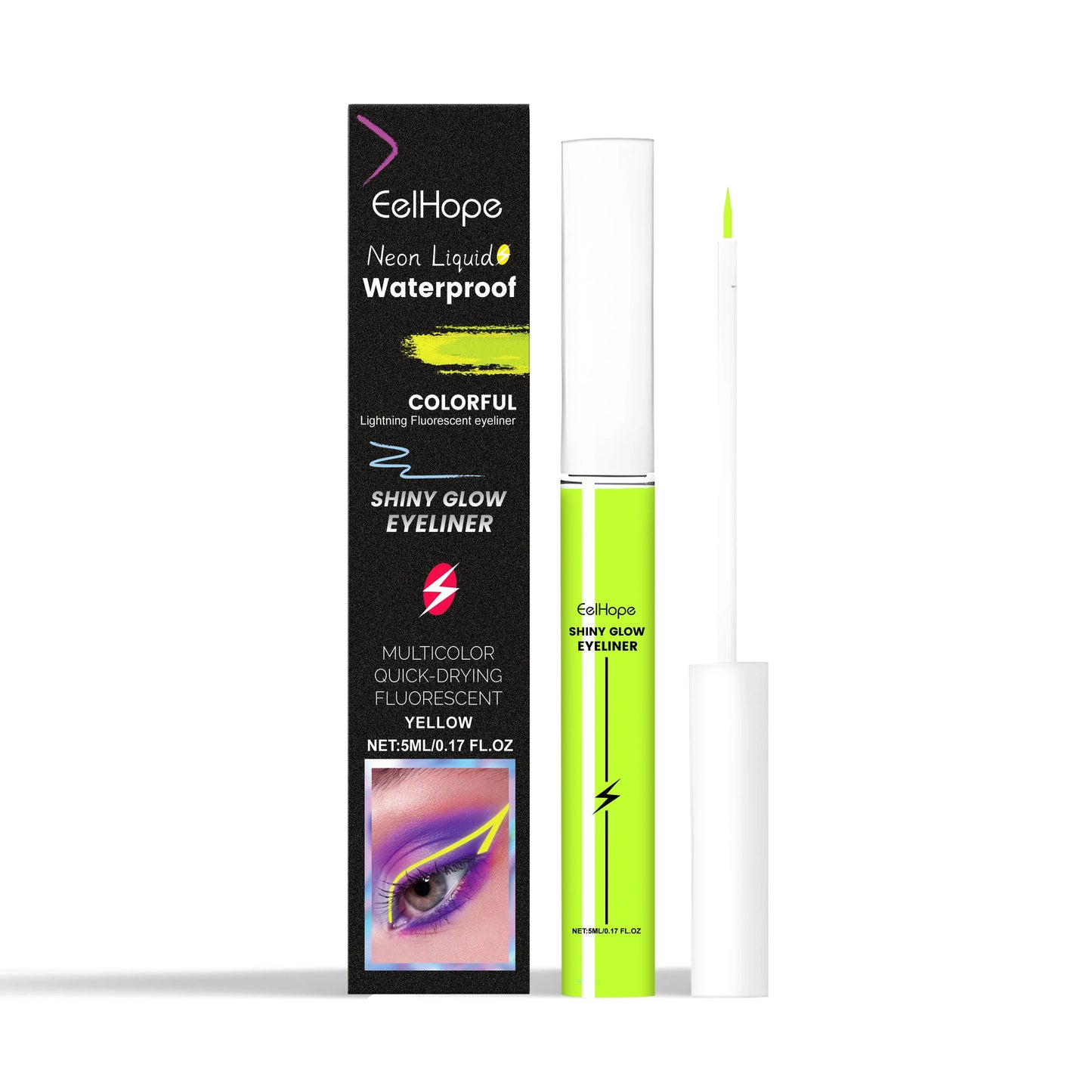Eelhope Eye Shadow Palette & Waterproof Eyeliner Set – 8+ Colors