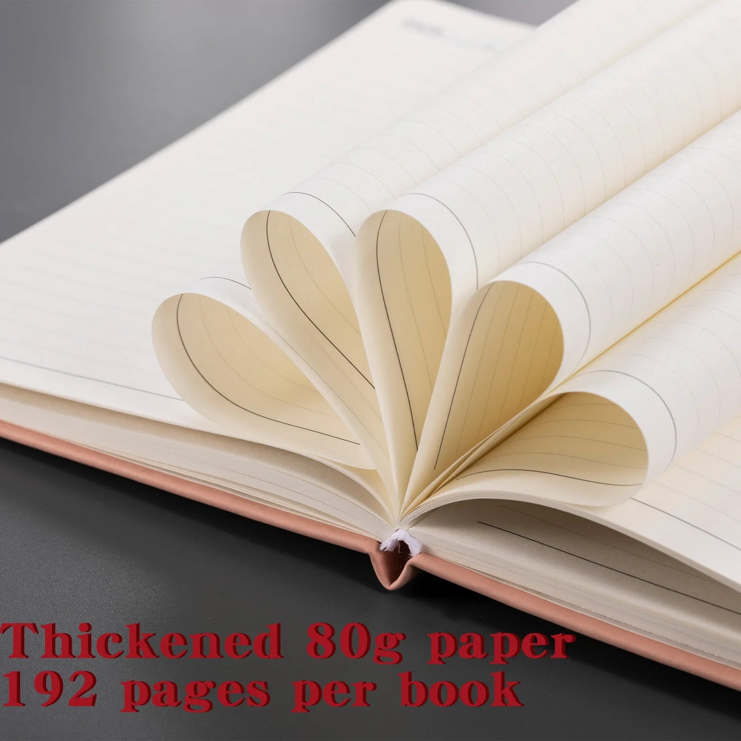 Hardcover A5 A6 Notebook Elastic Band PU Leather Journal Office