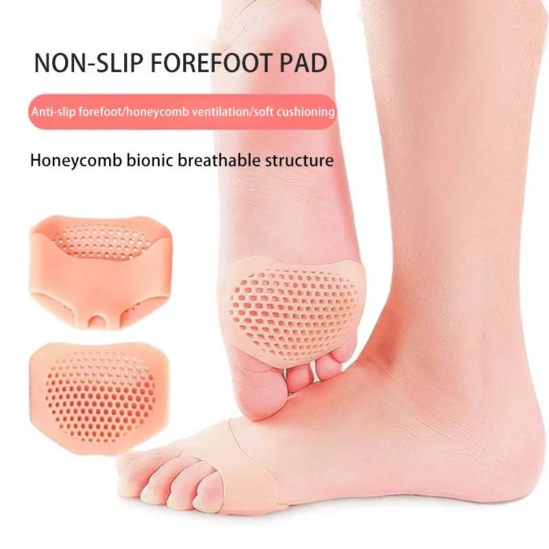 Silicone Metatarsal Pads Toe Separators – 2pcs Forefoot Cushions