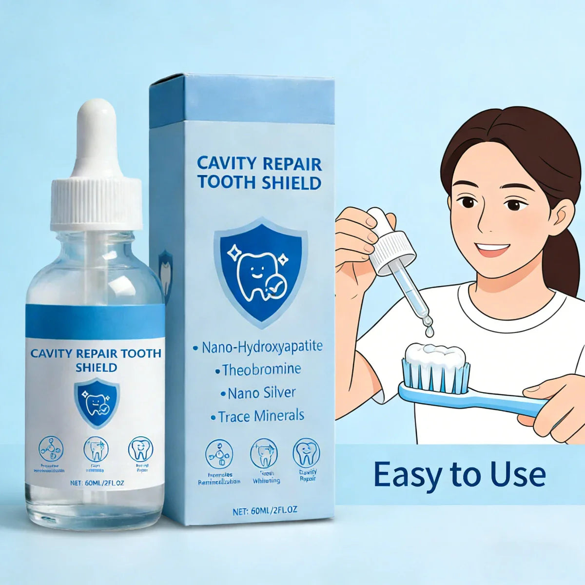 Teeth Essence Serum Toothpaste – Stain Reduction & Fresh Breath
