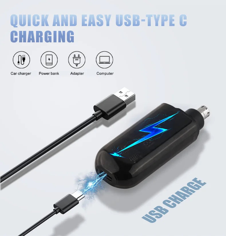 New Nose Hair Trimmer And T9 Hair Clipper Set For Mens Care Set Portable Mini USB charging Nose And Ear Hair Trimmer 2025 Peaceful Pleasures Health and Wellness