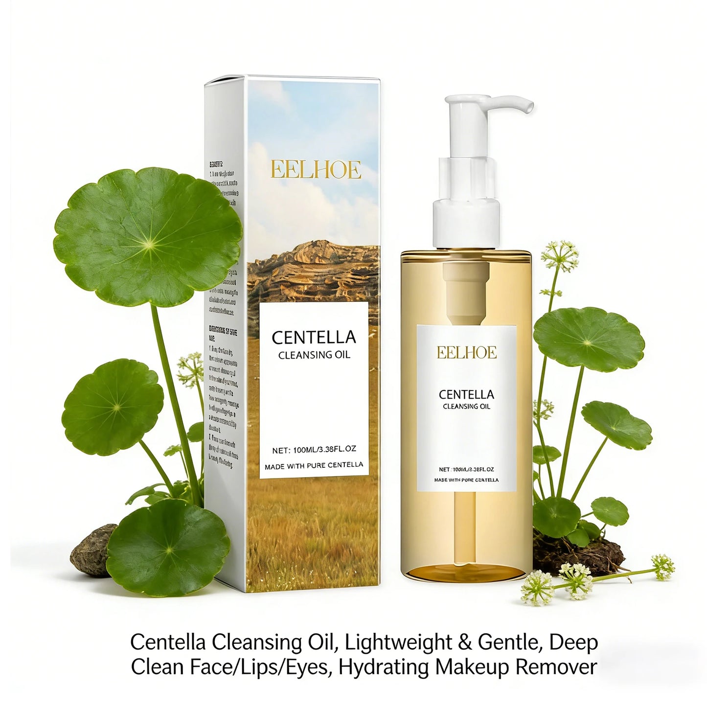 Centella Cleaning Oil Deeply Moisturizing Effectively Cleaning Makeup and Dirt Soothing Skin Gentle Cleansing Makeup Remover Oil Peaceful Pleasures Health and Wellness