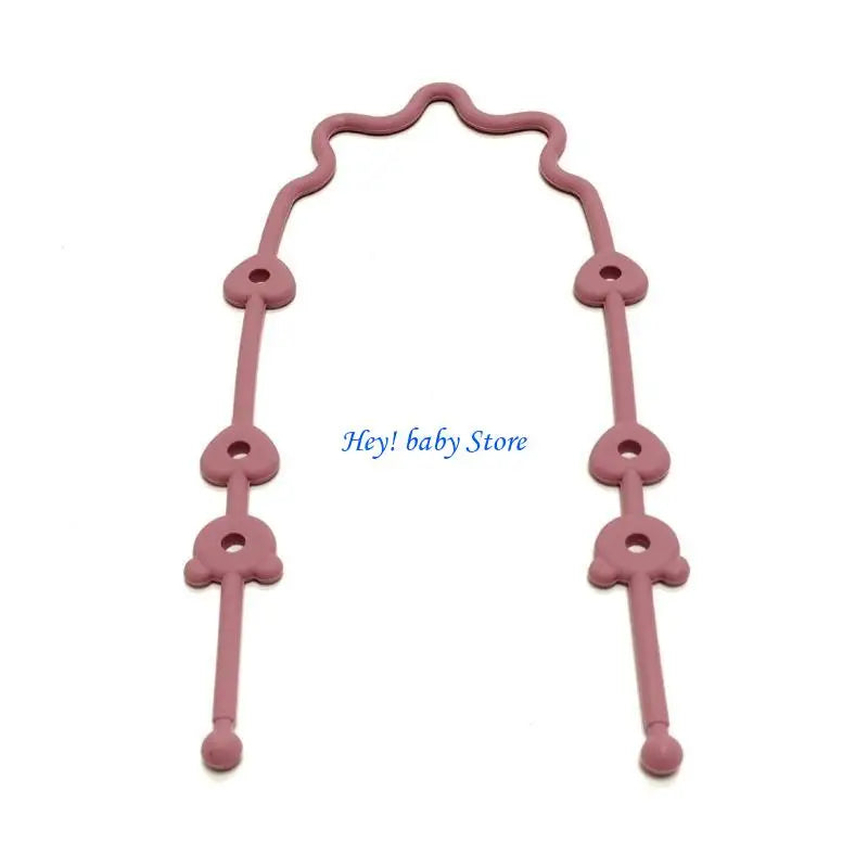 Colorful Silicone Pacifier Chain Clip – Stroller & Chair Holder