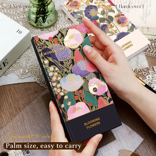 Horizontal Hardcover Notebook Thickened Paper High-end Stationery Peaceful Pleasures Health and Wellness
