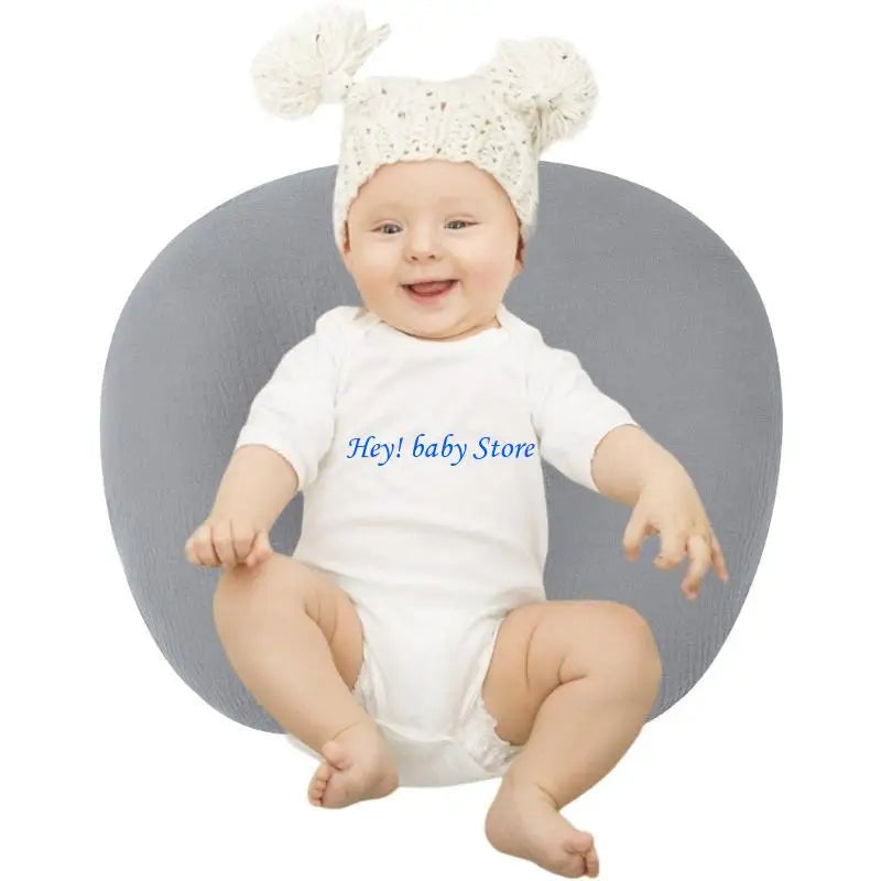 100% Cotton Breastfeeding Pillow Cover | Detachable Nursing Case